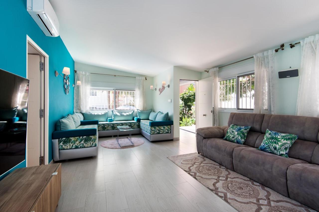 Villa Palm Beach Marina Benalmadena 3 Min Walking From The Sea Exterior photo