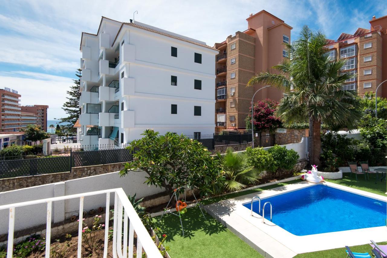 Villa Palm Beach Marina Benalmadena 3 Min Walking From The Sea Exterior photo