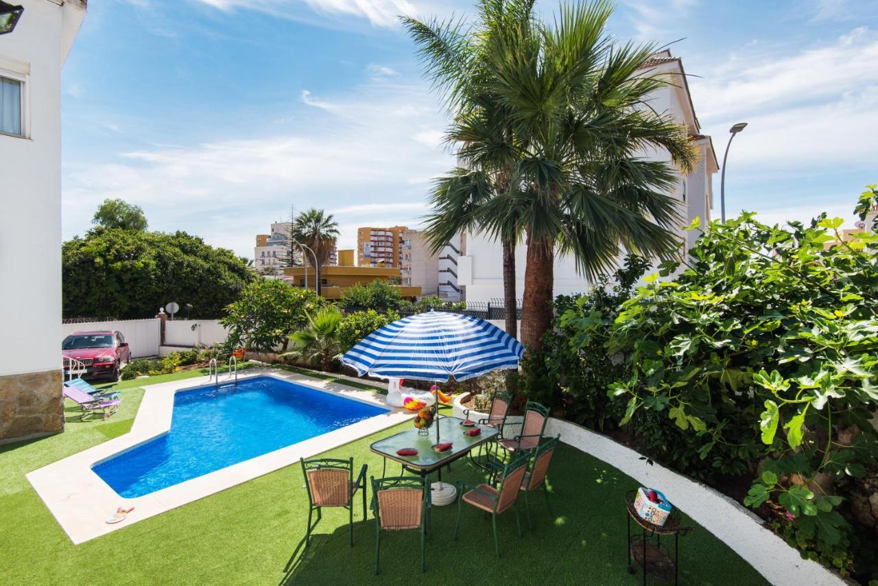Villa Palm Beach Marina Benalmadena 3 Min Walking From The Sea Exterior photo